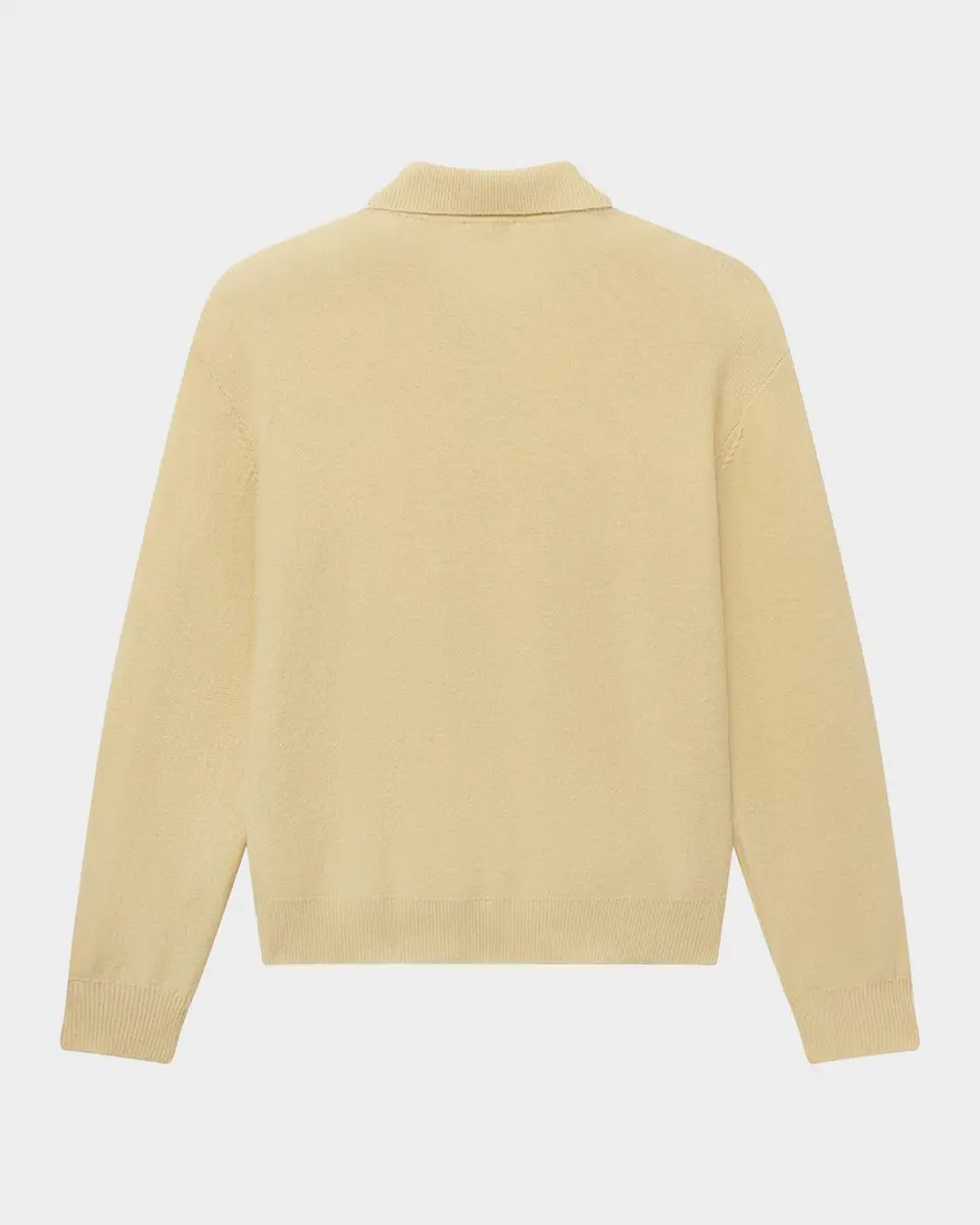 Frame Men's Boiled Wool Polo Sweater | Thumbnail 7 Frame Men's Boiled Wool Polo Sweater | Thumbnail 7