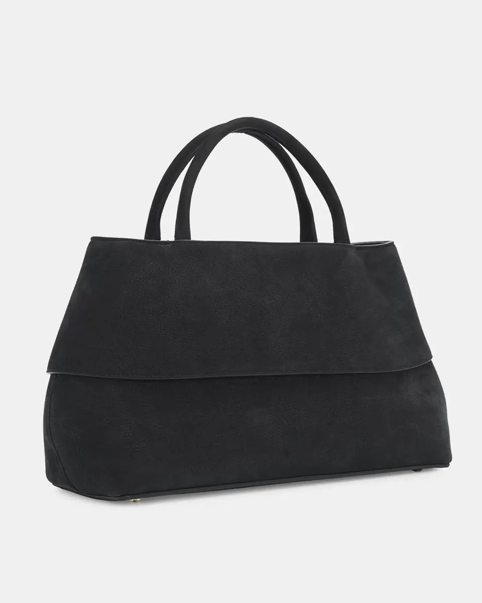 TOTEME Mercer Nubuck Leather Top-Handle Bag | Thumbnail 2 TOTEME Mercer Nubuck Leather Top-Handle Bag | Thumbnail 2