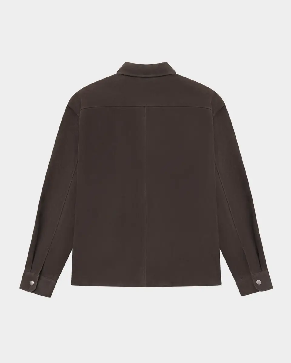 Frame Men's Suede Snap-Front Shirt | Thumbnail 7 Frame Men's Suede Snap-Front Shirt | Thumbnail 7
