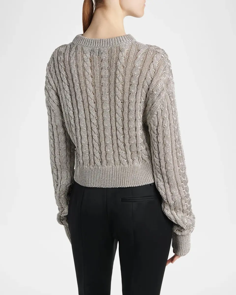 Alexander McQueen Cable-Knit Sweater | Thumbnail 3 Alexander McQueen Cable-Knit Sweater | Thumbnail 3