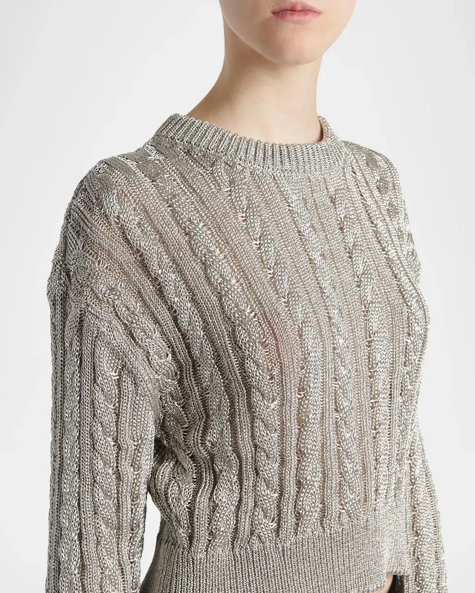 Alexander McQueen Cable-Knit Sweater | Thumbnail 5 Alexander McQueen Cable-Knit Sweater | Thumbnail 5