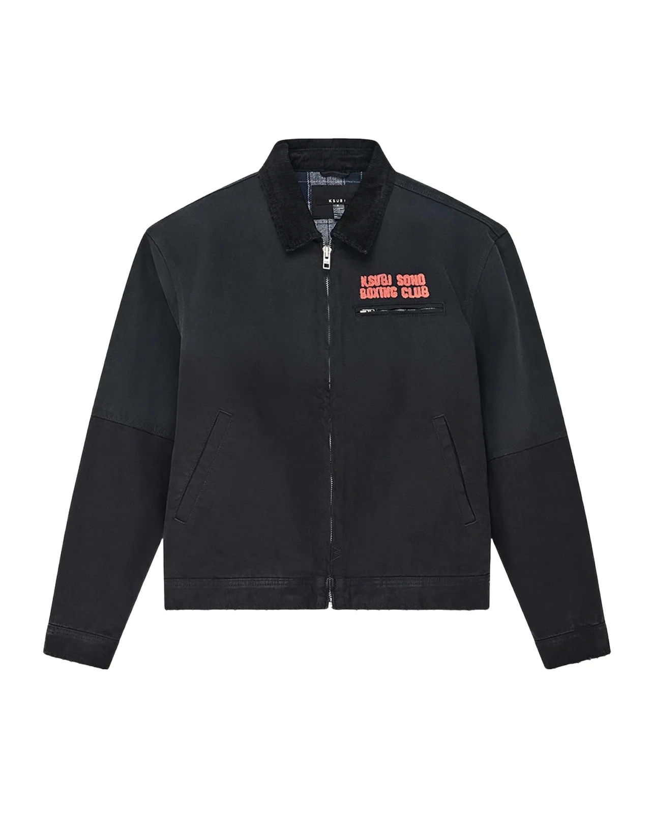 Men's Club Greenwich Printed Cotton Twill Jacket Men's Club Greenwich Printed Cotton Twill Jacket