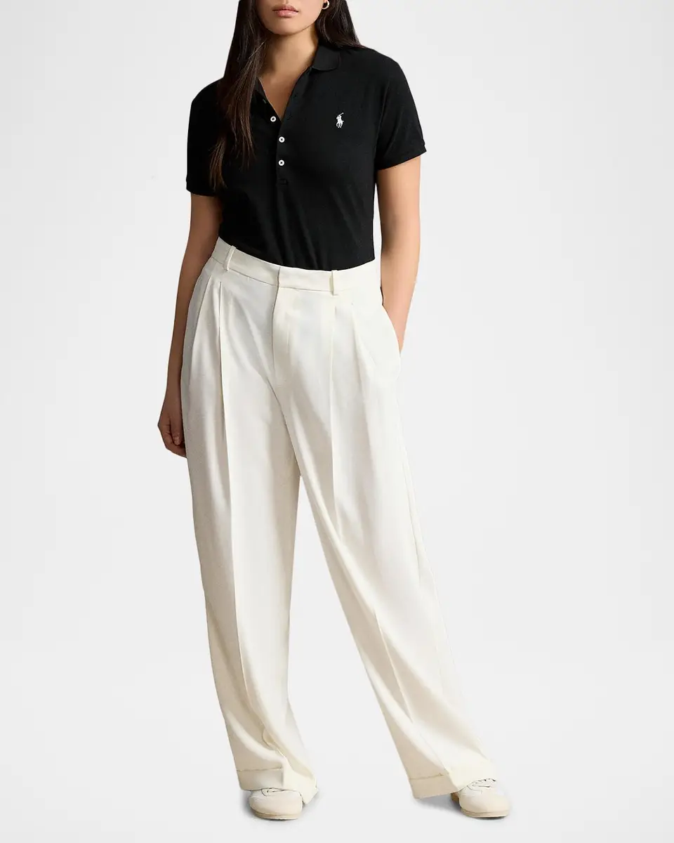 Polo Ralph Lauren Julie Slim-Fit Stretch Polo Shirt | Thumbnail 2 Polo Ralph Lauren Julie Slim-Fit Stretch Polo Shirt | Thumbnail 2
