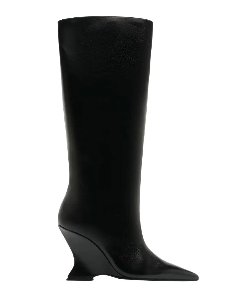 Schutz 110mm Siena Leather Knee-High Boots