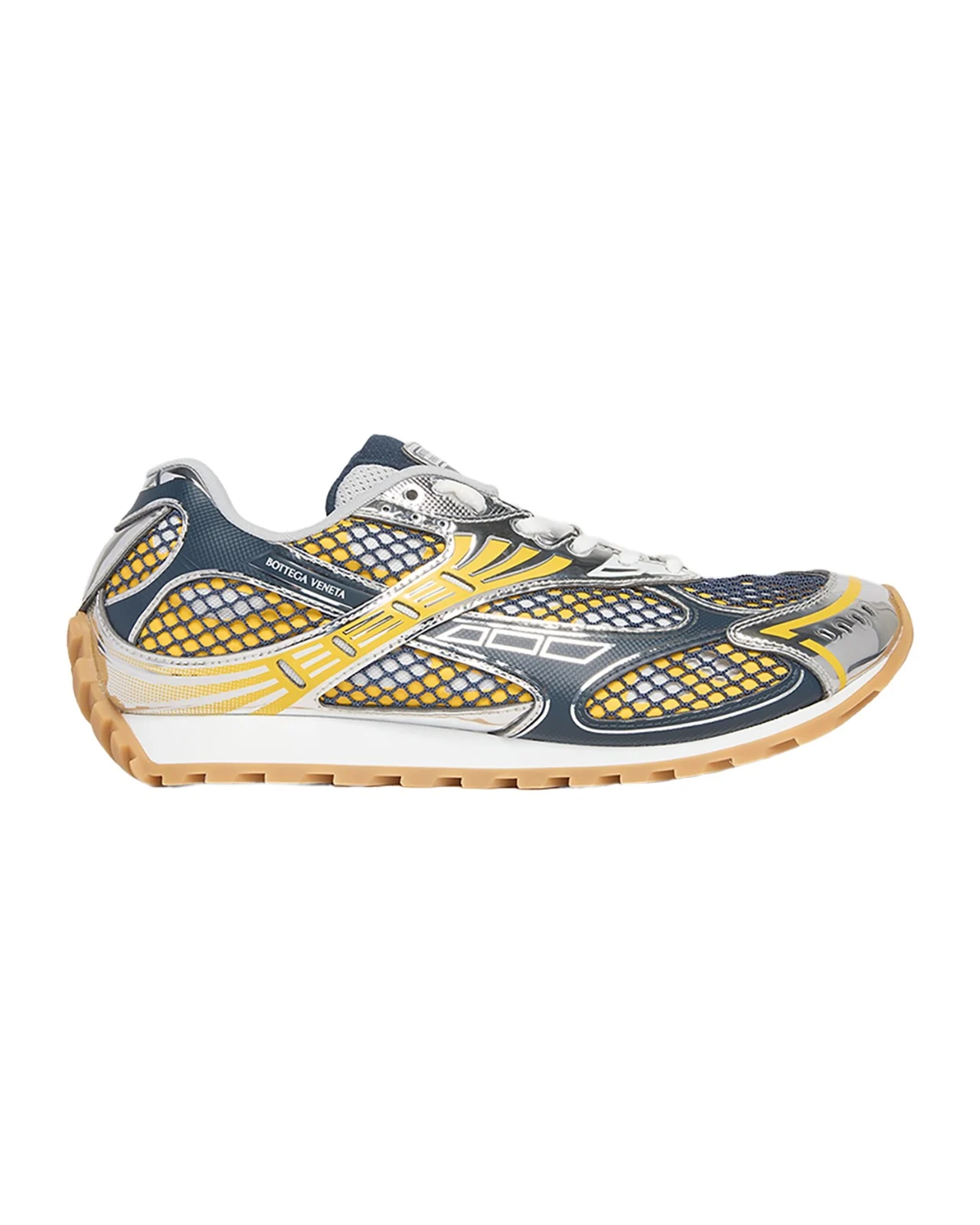 Bottega Veneta Men's Orbit Technical Fishnet Sneakers
