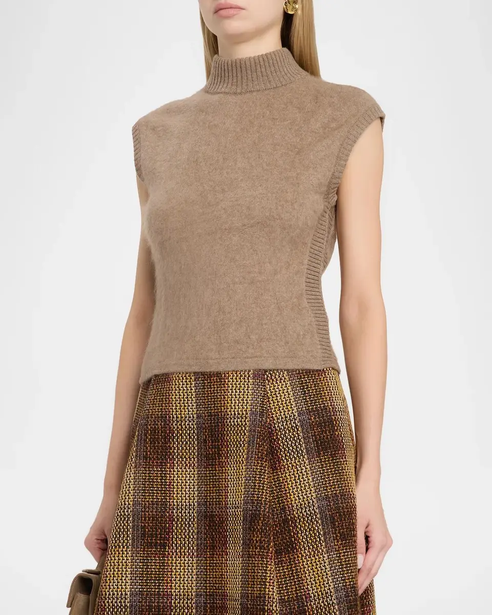 Toccin Sabina Mock-Neck Sleeveless Sweater | Thumbnail 4 Toccin Sabina Mock-Neck Sleeveless Sweater | Thumbnail 4
