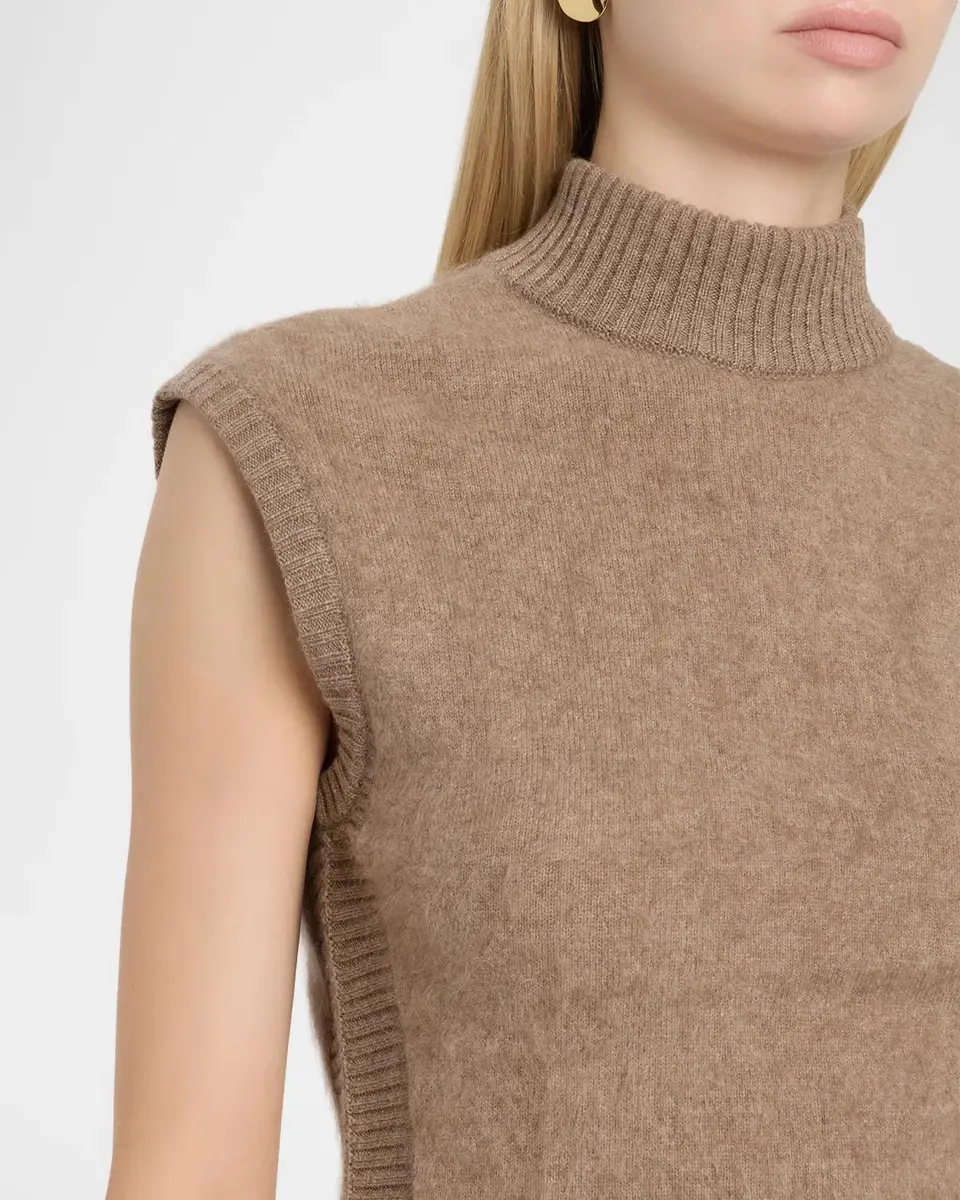 Toccin Sabina Mock-Neck Sleeveless Sweater | Thumbnail 5 Toccin Sabina Mock-Neck Sleeveless Sweater | Thumbnail 5