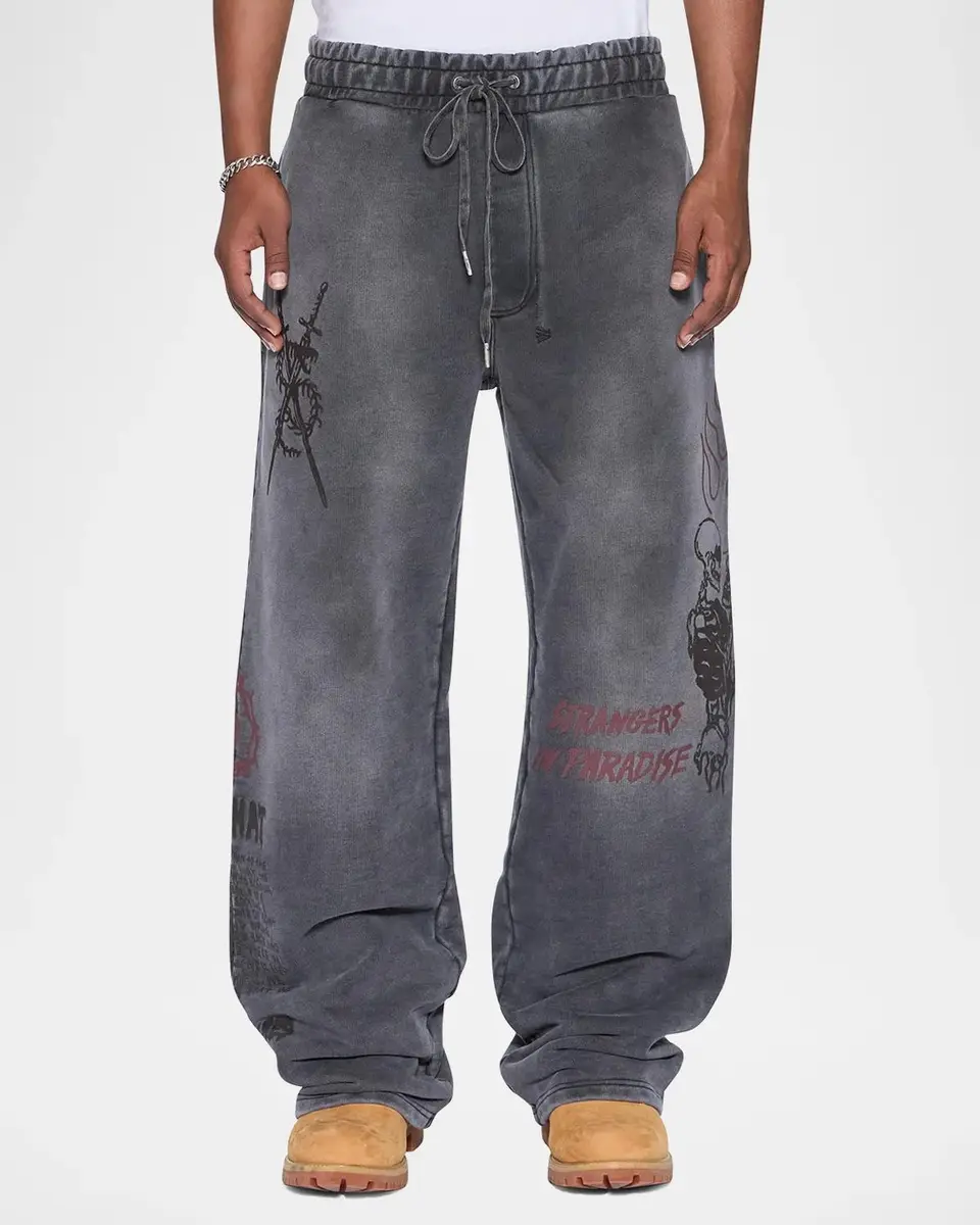 Ksubi Printed Cotton Wide-Leg Track Pants | Thumbnail 3 Ksubi Printed Cotton Wide-Leg Track Pants | Thumbnail 3