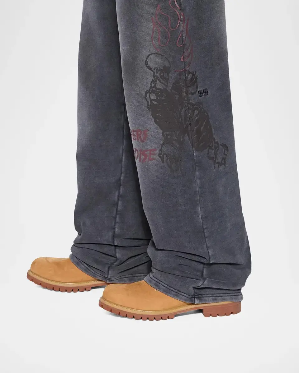 Ksubi Printed Cotton Wide-Leg Track Pants | Thumbnail 4 Ksubi Printed Cotton Wide-Leg Track Pants | Thumbnail 4
