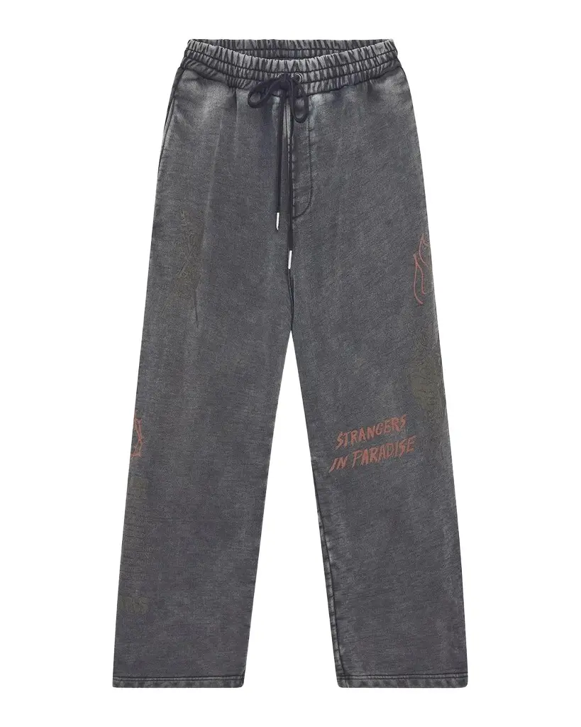 Ksubi Printed Cotton Wide-Leg Track Pants | Image 1 Ksubi Printed Cotton Wide-Leg Track Pants | Image 1