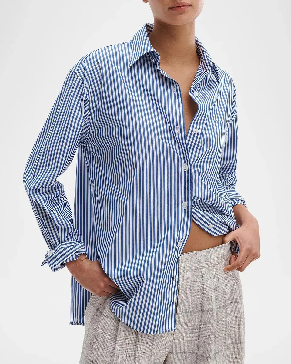rag & bone Connie Stripe Long-Sleeve Shirt | Thumbnail 4 rag & bone Connie Stripe Long-Sleeve Shirt | Thumbnail 4