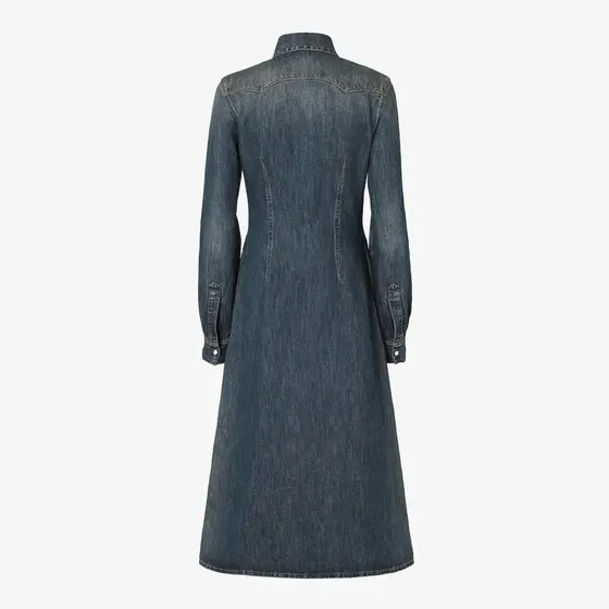 Fendi Washed Denim Dress | Thumbnail 2 Fendi Washed Denim Dress | Thumbnail 2