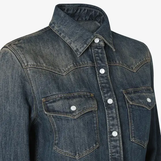 Fendi Washed Denim Dress | Thumbnail 3 Fendi Washed Denim Dress | Thumbnail 3
