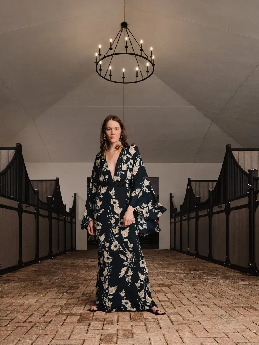 Johanna Ortiz Hibiscus Traditional Silk Maxi Dress | Thumbnail 3 Johanna Ortiz Hibiscus Traditional Silk Maxi Dress | Thumbnail 3