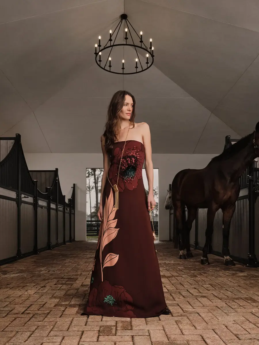 Johanna Ortiz Petals Strapless Maxi Dress | Thumbnail 3 Johanna Ortiz Petals Strapless Maxi Dress | Thumbnail 3