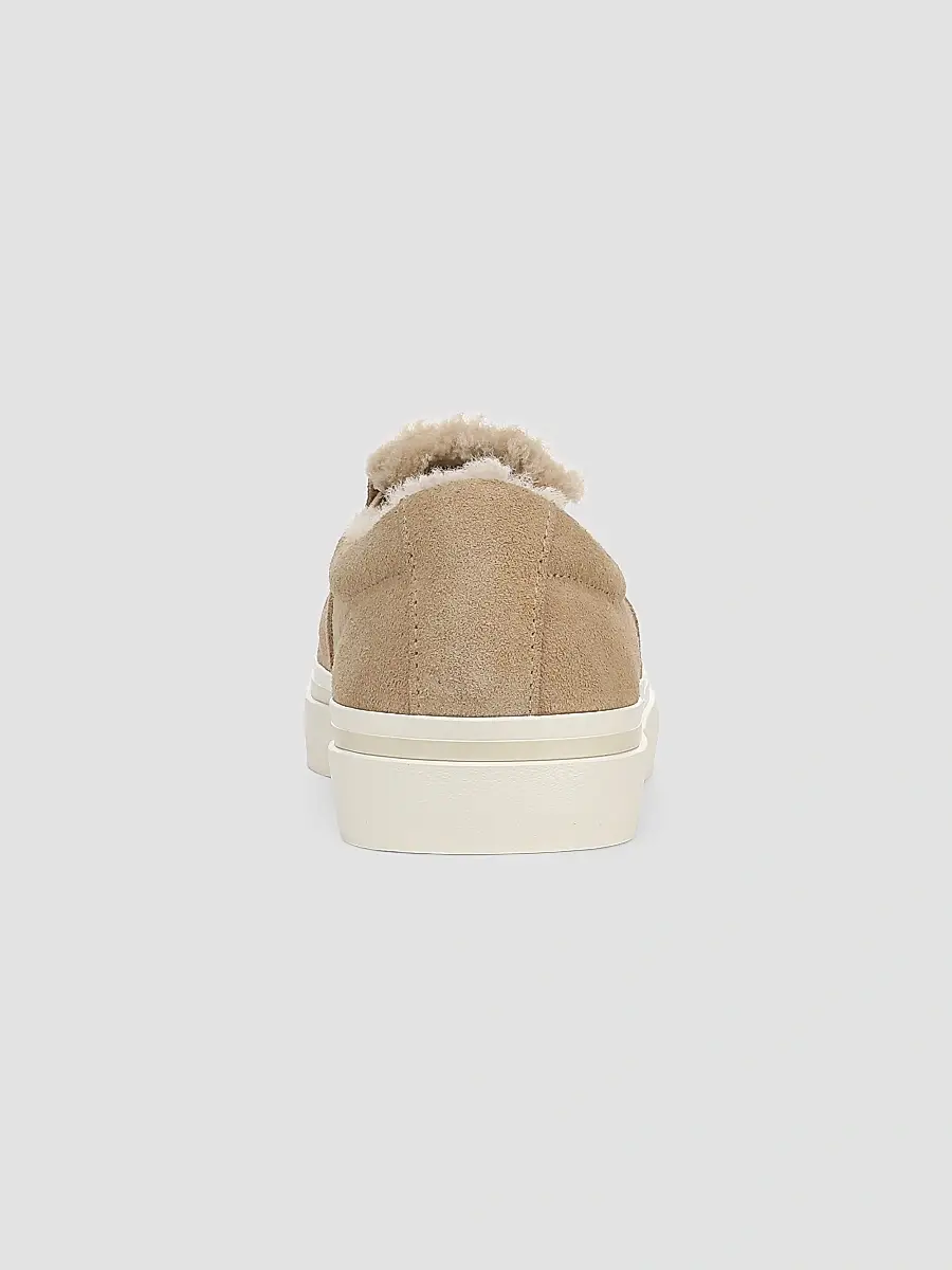 Vince Women's Blair Suede & Shearling Slip-On Sneakers | Thumbnail 2