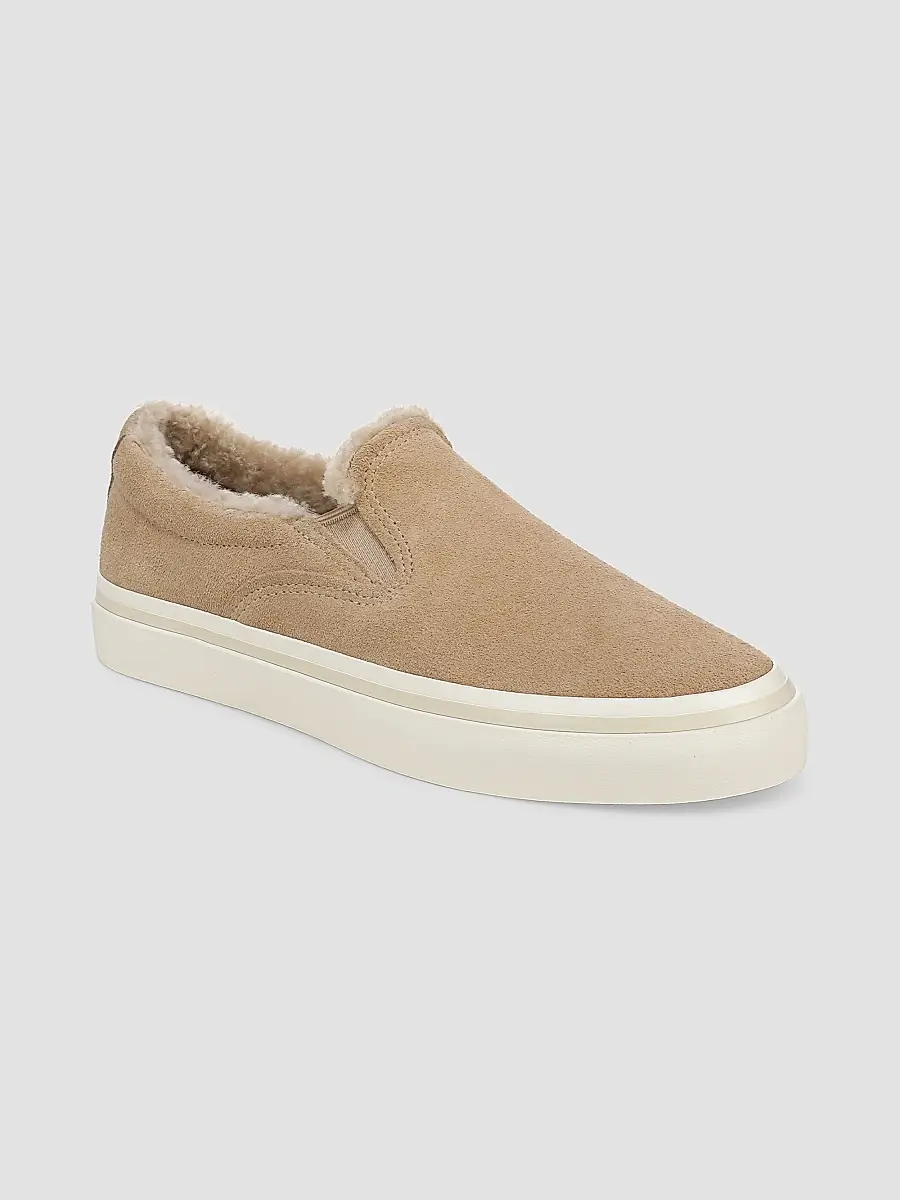 Vince Women's Blair Suede & Shearling Slip-On Sneakers | Thumbnail 3