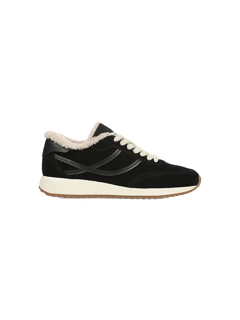 Women's Santa Monica Shearling & Suede Low-Top Sneakers Women's Santa Monica Shearling & Suede Low-Top Sneakers