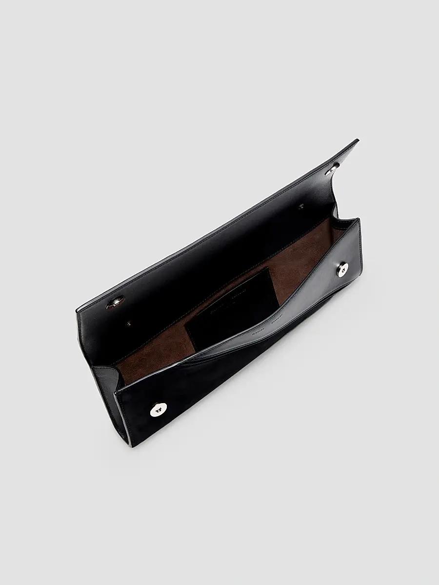 Proenza Schouler Women's Hex Leather & Suede Clutch - Black | Thumbnail 3 Proenza Schouler Women's Hex Leather & Suede Clutch - Black | Thumbnail 3
