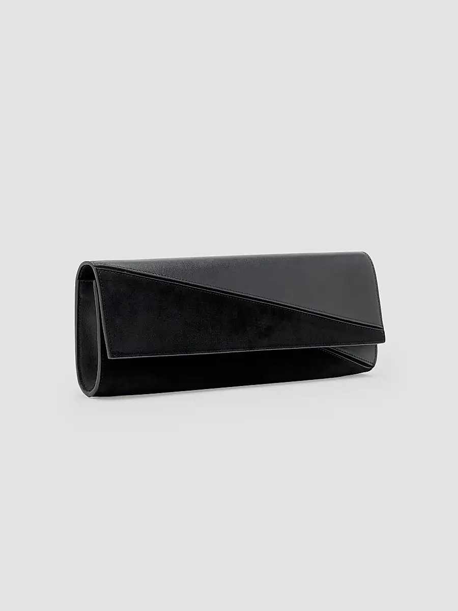 Proenza Schouler Women's Hex Leather & Suede Clutch - Black | Thumbnail 5 Proenza Schouler Women's Hex Leather & Suede Clutch - Black | Thumbnail 5