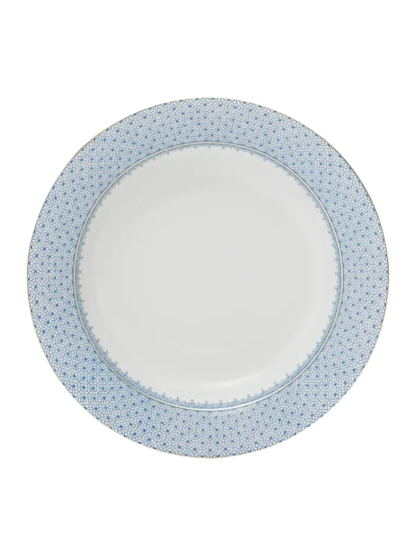 Mottahedeh Cornflower Lace Rim Soup Bowl