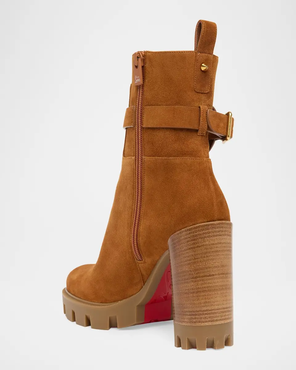 Christian Louboutin 100mm Dianouchette Suede Ankle Boots | Thumbnail 2 Christian Louboutin 100mm Dianouchette Suede Ankle Boots | Thumbnail 2