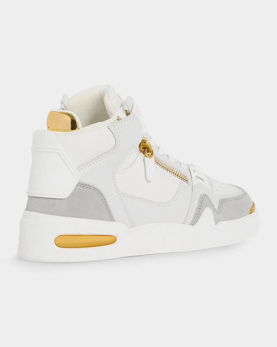 Giuseppe Zanotti Men's Gz Ghost High-Top Sneakers | Thumbnail 2 Giuseppe Zanotti Men's Gz Ghost High-Top Sneakers | Thumbnail 2