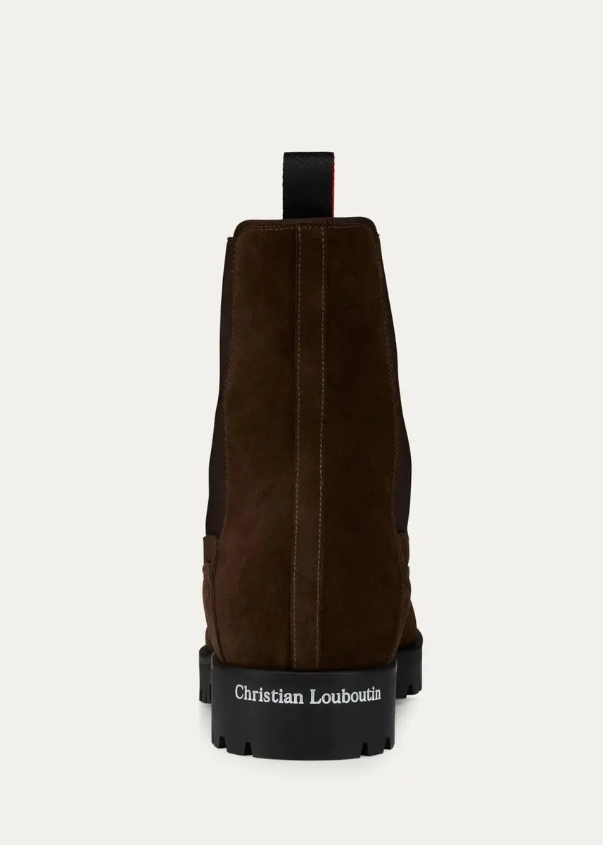 Christian Louboutin Men's Cavernos Leather Chelsea Boots | Thumbnail 2 Christian Louboutin Men's Cavernos Leather Chelsea Boots | Thumbnail 2