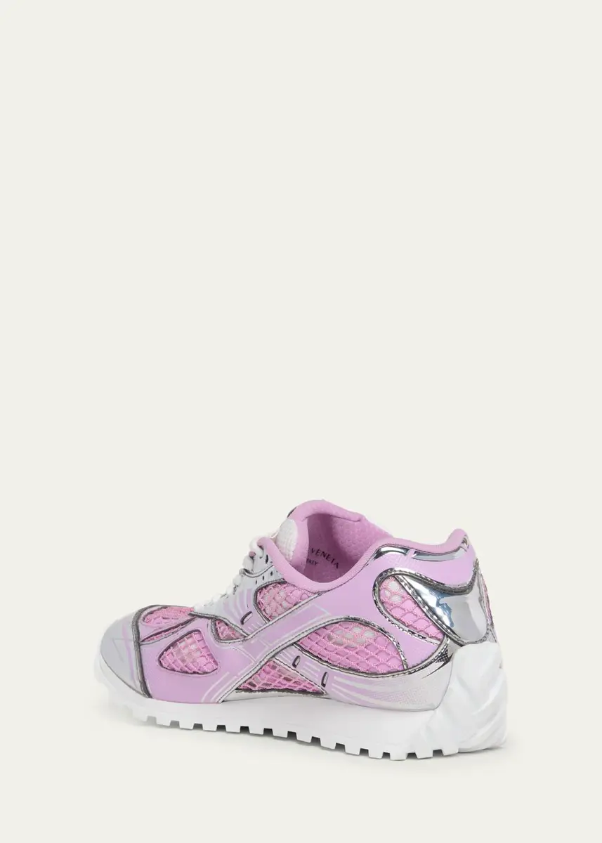 Bottega Veneta Women's Orbit Metallic Net Runner Sneakers | Thumbnail 8 Bottega Veneta Women's Orbit Metallic Net Runner Sneakers | Thumbnail 8