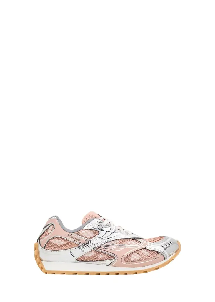 Bottega Veneta Women's Orbit Metallic Net Runner Sneakers | Image 1 Bottega Veneta Women's Orbit Metallic Net Runner Sneakers | Image 1