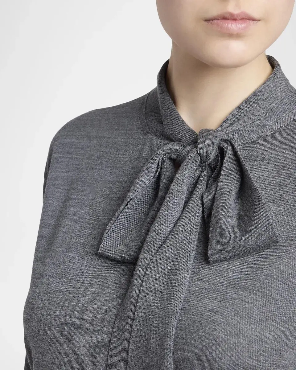 Valentino Garavani Neck-Scarf Wool Knit Sweater | Thumbnail 5 Valentino Garavani Neck-Scarf Wool Knit Sweater | Thumbnail 5