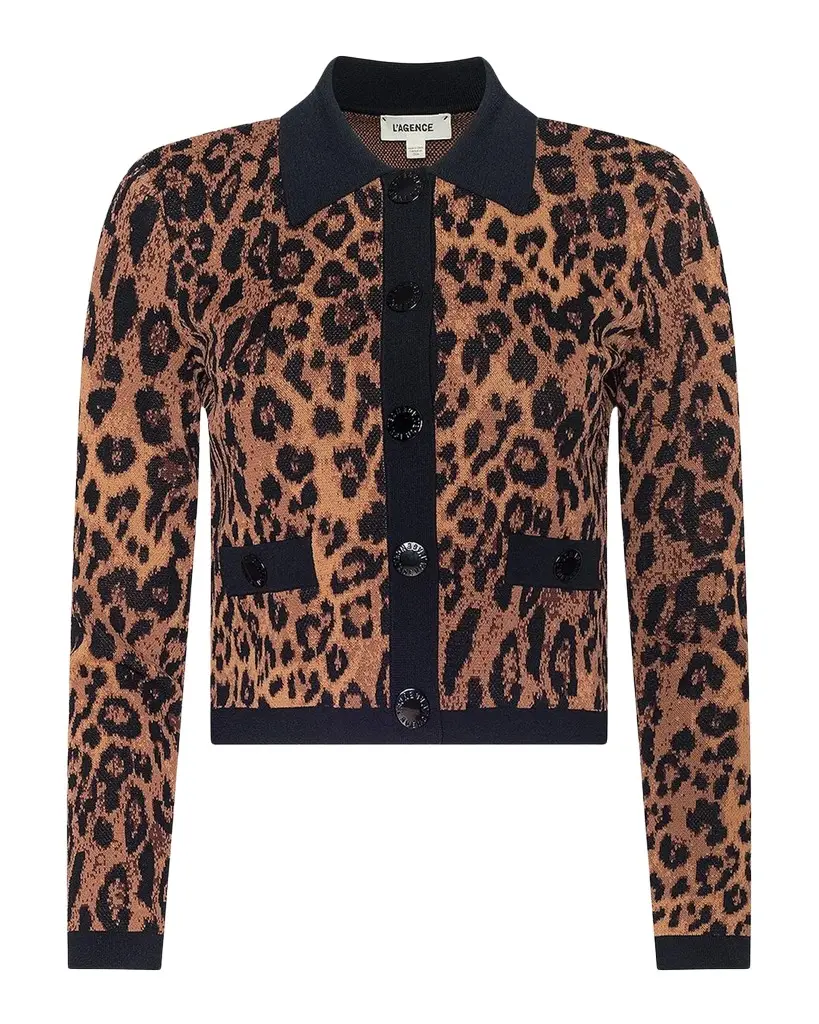 L'Agence Western Toile Osiris Jacquard Cardigan