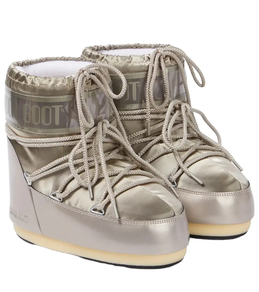 Moon Boot Icon Low Glance satin snow boots | Image 1 Moon Boot Icon Low Glance satin snow boots | Image 1