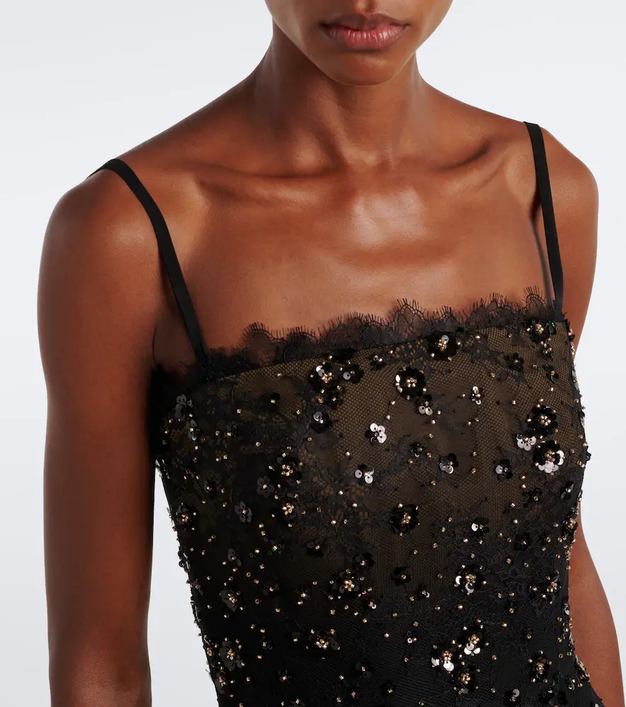 Elie Saab Sequined lace gown | Thumbnail 2 Elie Saab Sequined lace gown | Thumbnail 2