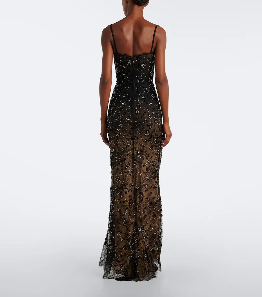 Elie Saab Sequined lace gown | Thumbnail 3 Elie Saab Sequined lace gown | Thumbnail 3