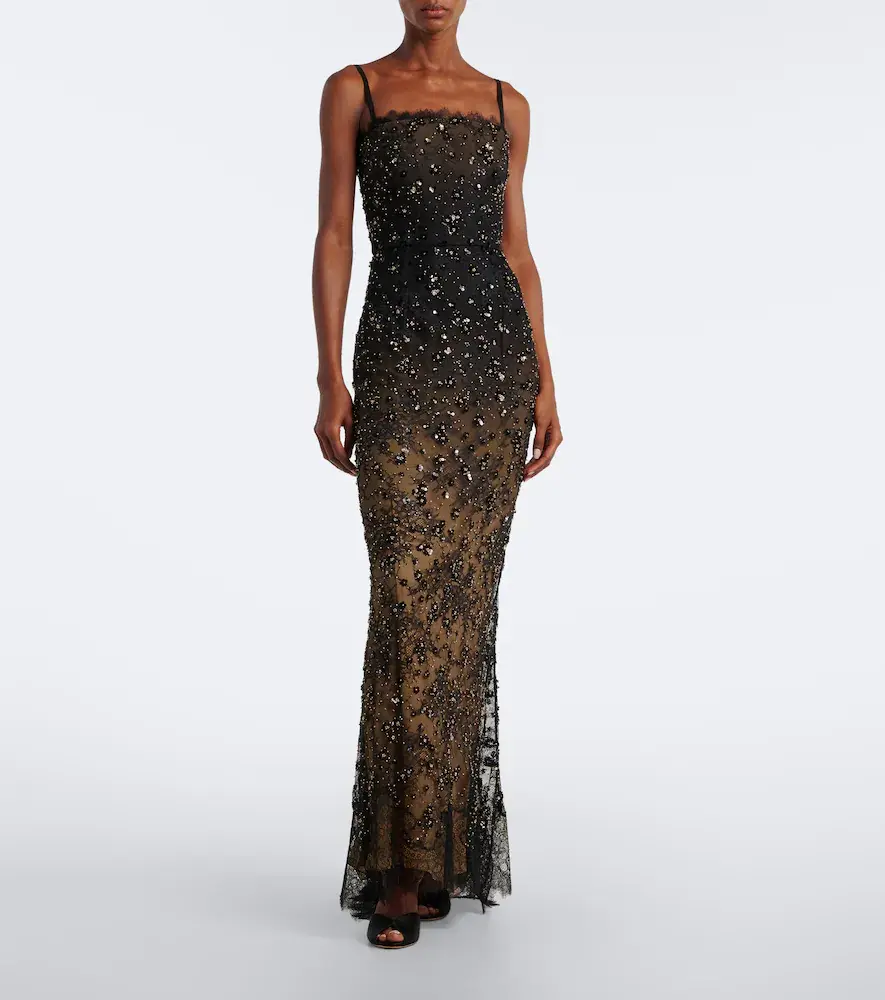 Elie Saab Sequined lace gown | Thumbnail 5 Elie Saab Sequined lace gown | Thumbnail 5