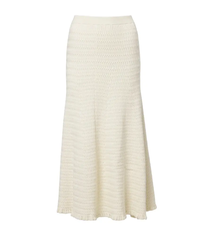 Proenza Schouler White Label Magnolia knitted midi skirt | Image 1 Proenza Schouler White Label Magnolia knitted midi skirt | Image 1