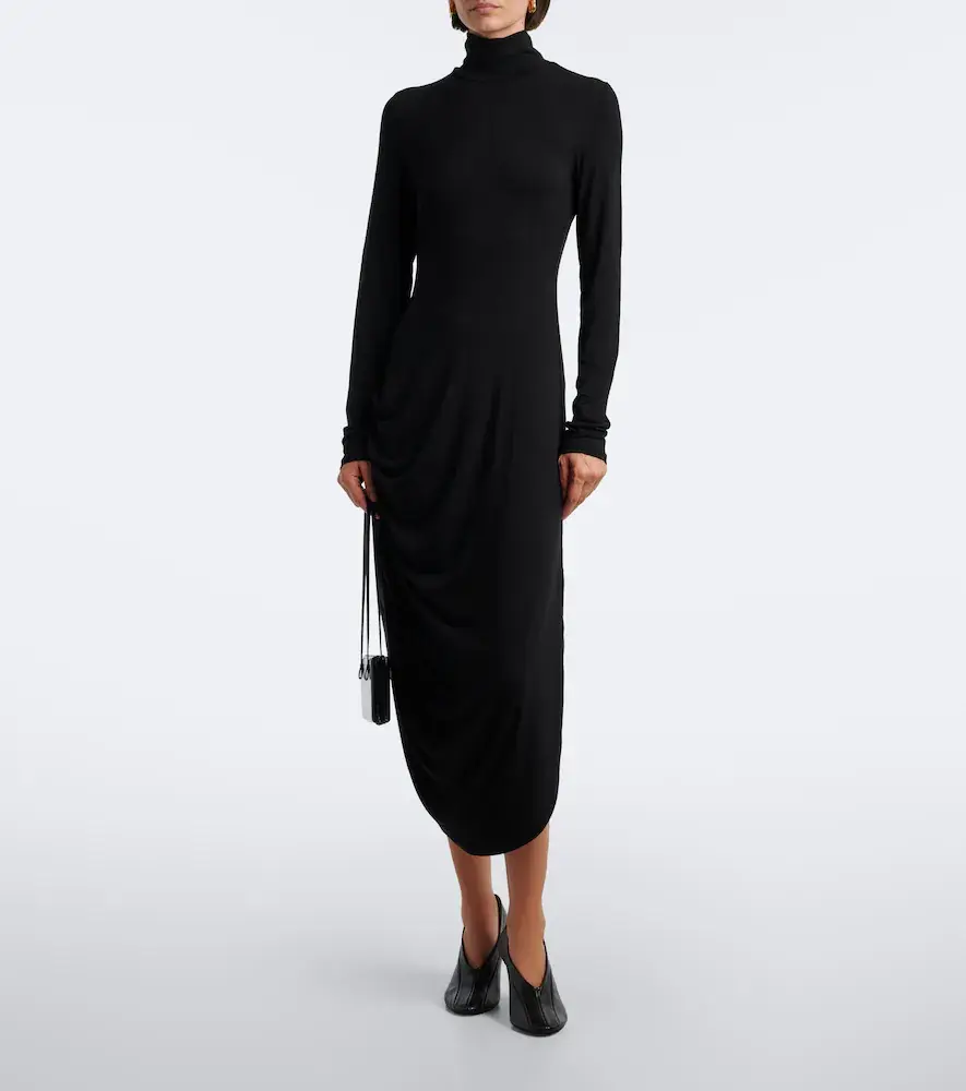 Proenza Schouler Imogen draped gathered jersey midi dress | Thumbnail 5 Proenza Schouler Imogen draped gathered jersey midi dress | Thumbnail 5
