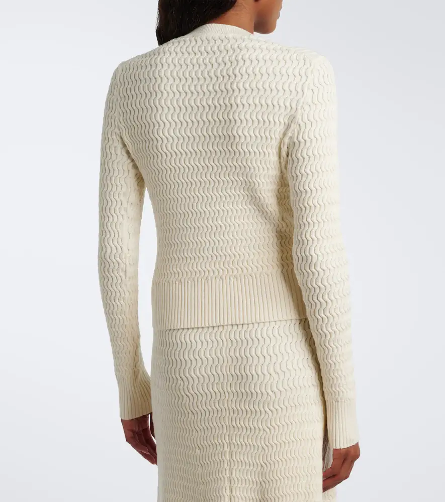 Proenza Schouler Marci cotton-blend cardigan | Thumbnail 3 Proenza Schouler Marci cotton-blend cardigan | Thumbnail 3