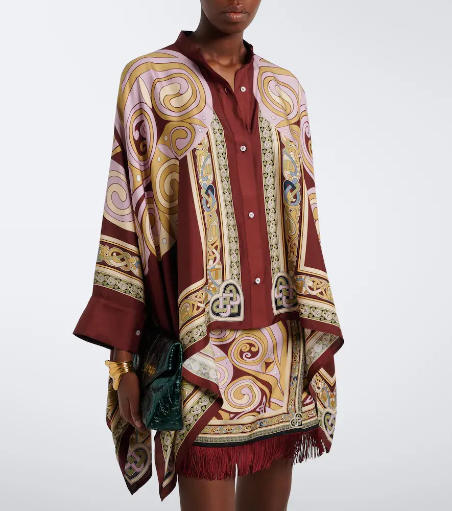 La DoubleJ Foulard printed silk twill shirt | Thumbnail 2 La DoubleJ Foulard printed silk twill shirt | Thumbnail 2