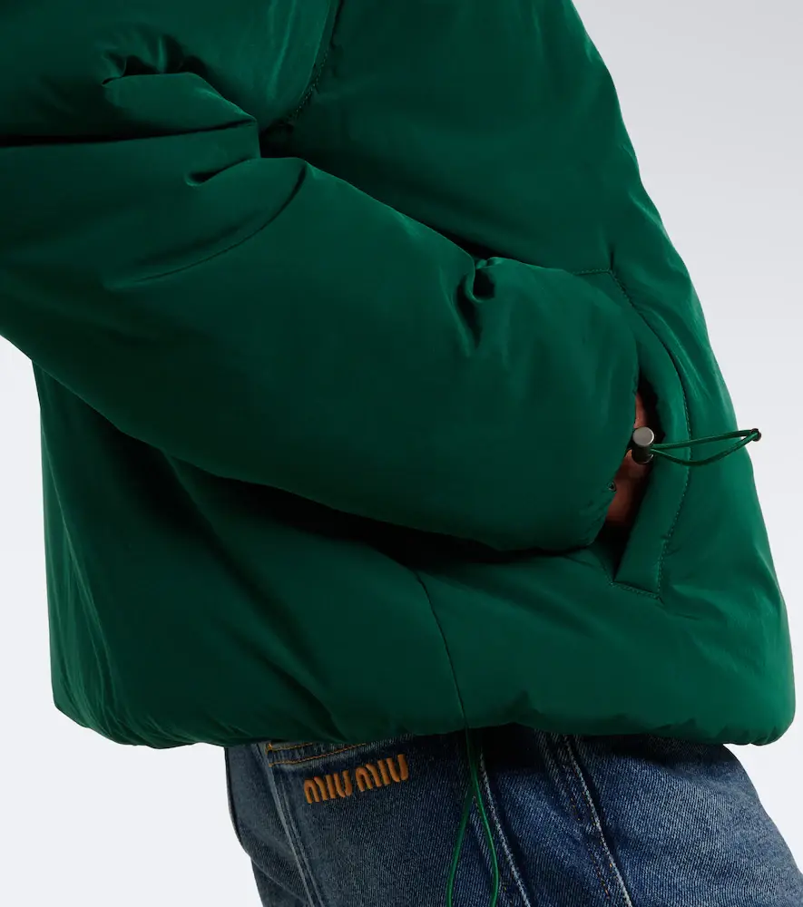 Miu Miu Logo technical jacket | Thumbnail 2 Miu Miu Logo technical jacket | Thumbnail 2