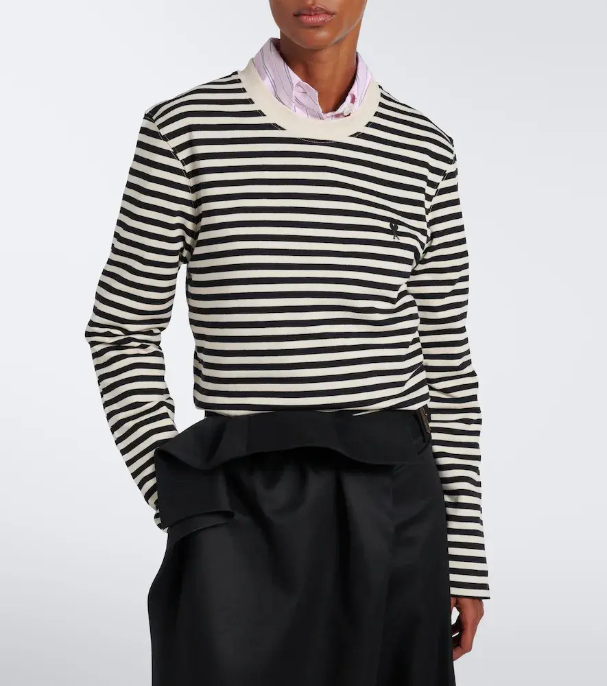 AMI PARIS Ami de Coeur striped cotton T-shirt | Thumbnail 3 AMI PARIS Ami de Coeur striped cotton T-shirt | Thumbnail 3