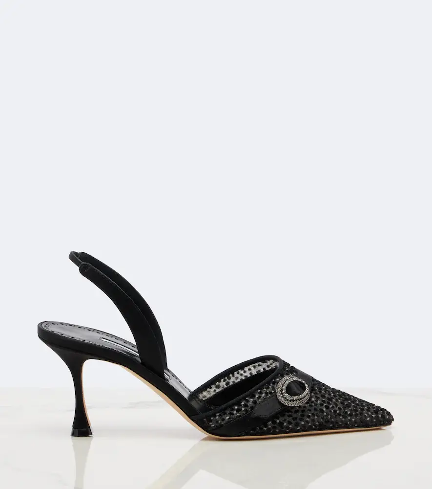 Manolo Blahnik Zutosli embellished slingback pumps | Thumbnail 2