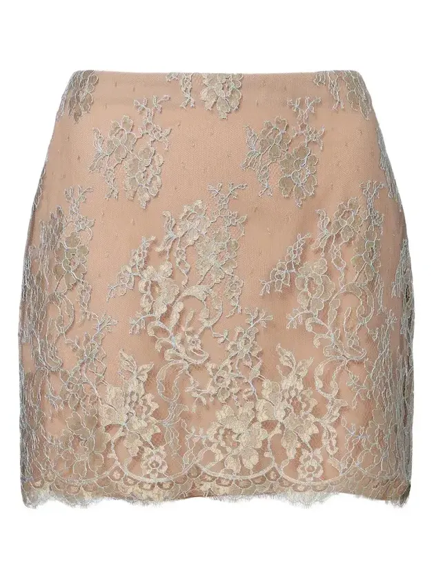 Floral lace miniskirt Floral lace miniskirt