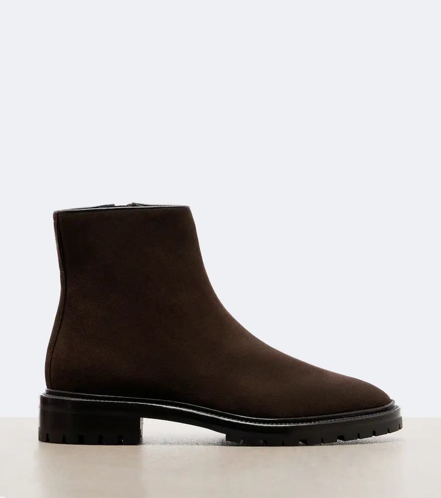 The Row Moto suede ankle boots | Thumbnail 4 The Row Moto suede ankle boots | Thumbnail 4