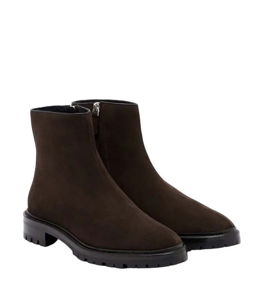 The Row Moto suede ankle boots | Image 1 The Row Moto suede ankle boots | Image 1