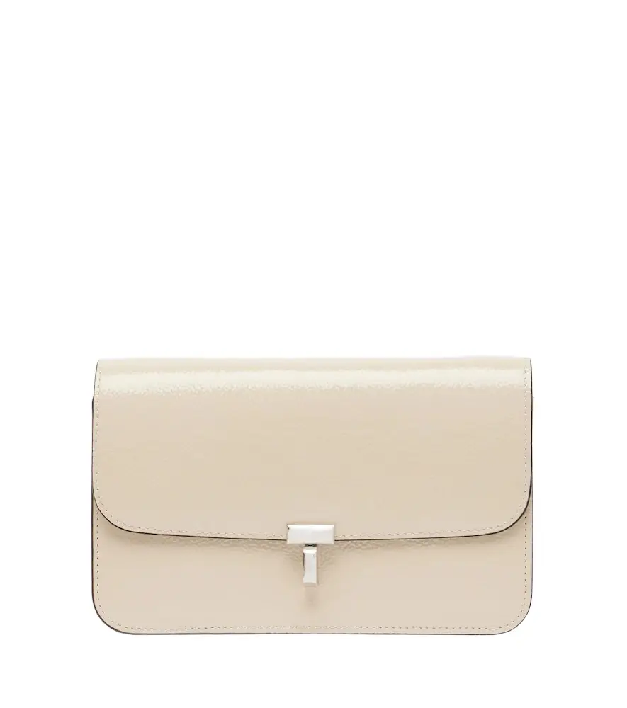 TOTEME T-Lock patent leather crossbody bag | Image 1 TOTEME T-Lock patent leather crossbody bag | Image 1