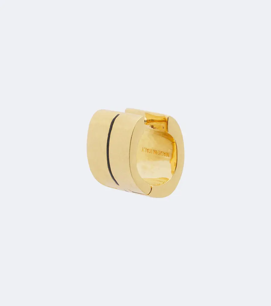 TOTEME Signature gold-plated huggie earrings | Thumbnail 2