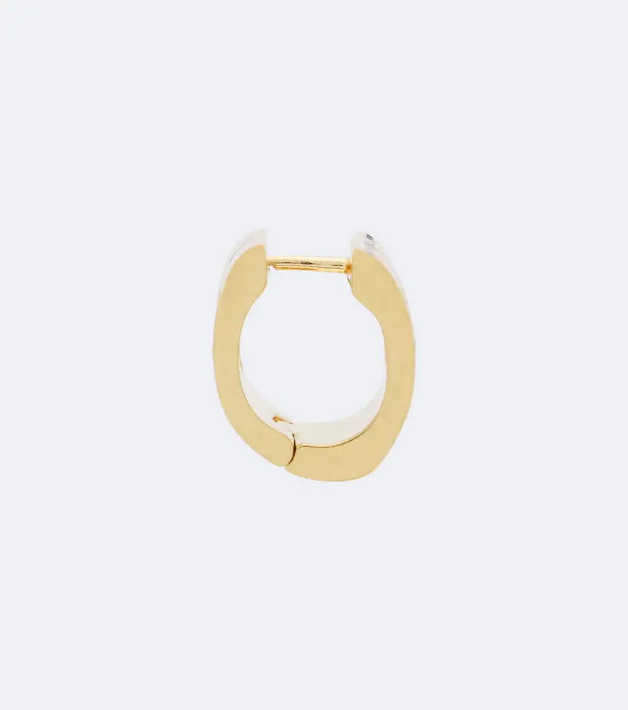 TOTEME Signature gold-plated huggie earrings | Thumbnail 3