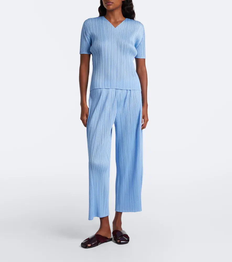 Pleats Please Issey Miyake Monthly Colors: August pleated wide-leg pants | Thumbnail 2 Pleats Please Issey Miyake Monthly Colors: August pleated wide-leg pants | Thumbnail 2